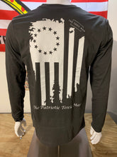 Load image into Gallery viewer, Dark Gray Betsy Ross Long Sleeve T-Shirt