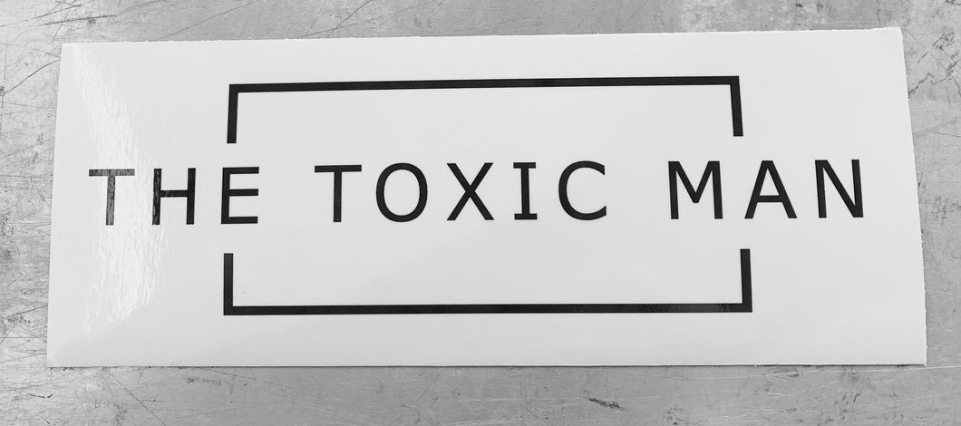 Classic The Toxic Man Rectangle Bumper Sticker
